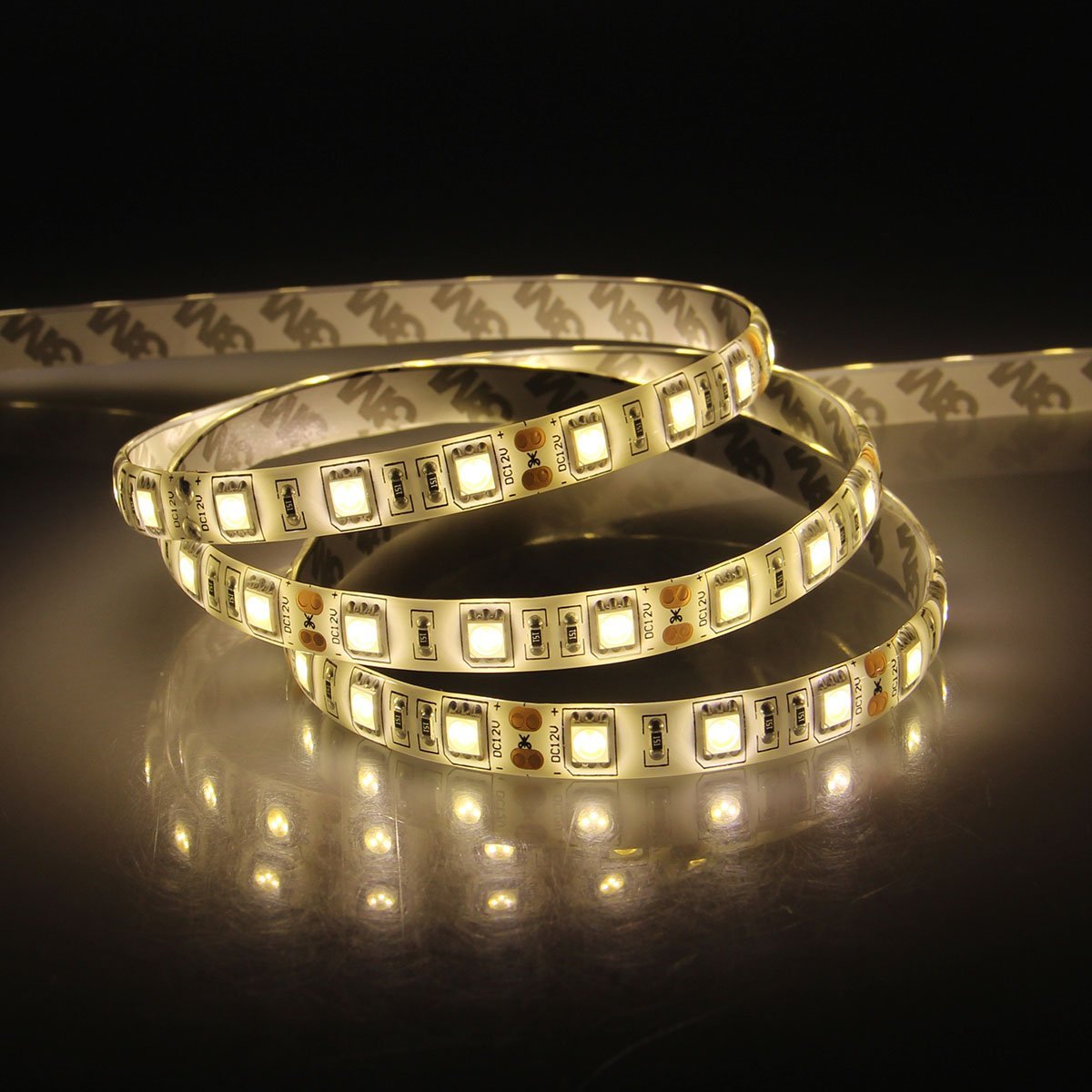 Warm White 5M Waterproof 300 LED 5050 Strip L